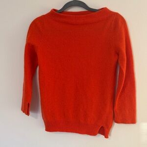 Sparrow Orange Cowl Neck Cashmere Sweater